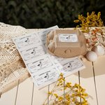 Personalized 20 Per Sheet Fresh Chicken Duck Quail Egg Carton Labels Stickers with Text Self Adhesive Chicken Coop Supply Gift for Farm Owners