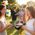 Personligt foto Glitter Class of 2026 Graduation Cap Topper med namn och år Graduation Decoration Present för studenter Vänner Klasskamrater