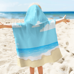 Personlig glassfamilj Snabbtorkande barn Strandhandduk med huva och namn Researtiklar Sommarfest Födelsedagspresent för familj Barn