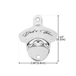 Personalized Vintage Wall-Mounted Bottle Opener with Engraved Text Home Bar Decor Birthday Father's Day Gift for Men Family