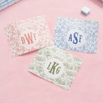 Personalized Chinoiserie Mahjong Tri-fold Card Cover Waterproof Stickers Set with Letters Gift Decor Mahjong Accessory Gift for Mahjong Lovers