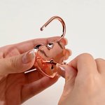 Gepersonaliseerd Romantisch Liefdes Naam Datum Ontwerp Hartvormig Slot met Sleutel Huwelijksverjaardag Valentijnsdag Cadeau voor Paar