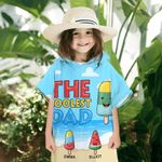 Personlig glassfamilj Snabbtorkande barn Strandhandduk med huva och namn Researtiklar Sommarfest Födelsedagspresent för familj Barn