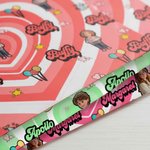 Personalised Cartoon Full Body Photo Heart Balloon Birthday Hat Wrapping Paper with Name Funny Birthday Favor for Family Friends