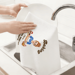 Personalized Baking Because Murder Is Wrong Kitchen Character Waffle Tea Towel with Name Daily Use Birthday Gift for Her