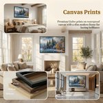 Personalized Warm Minimalist Pure Photo Giclee Canvas Printing Home Decor Ship From USA  Anniversary Gift for Friends Family