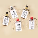 Personalisierte die Quaste war die Mühe wert Grad Cap Bottle Tag mit Text Graduation Party Geschenk für 2026 Absolventen