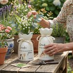 Personalised Watercolour Family Photo Ceramic Vase with Name and Nickname Home Decor Mother's Day Birthday Gift for Mom Grandma