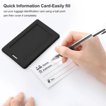 Personalised 3D Cartoon Travel Character Luggage Tag with Name Travel Accessories Birthday Gift for Family Friends Travel Lovers