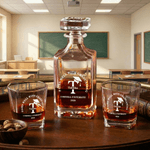 Personalised Graduation Cap Whiskey Decanter with Name and Year Graduation Gift for Graduate Family Whiskey Lover