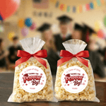 Merci pour Poppin By Autocollants imperméables avec nom Étiquette de faveur Cérémonie de remise des diplômes Décoration de fête pour les diplômés