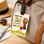 Personalised 3D Cartoon Travel Character Luggage Tag with Name Travel Accessories Birthday Gift for Family Friends Travel Lovers