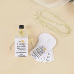 Personalisierte die Quaste war die Mühe wert Grad Cap Bottle Tag mit Text Graduation Party Geschenk für 2026 Absolventen