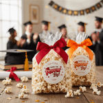 Merci pour Poppin By Autocollants imperméables avec nom Étiquette de faveur Cérémonie de remise des diplômes Décoration de fête pour les diplômés