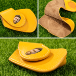 Personalized Multicolor Face Photo PU Leather Magnetic Golf Club Head Cover with Number Golf Tools Birthday Game Day Gift for Golf Player Lover