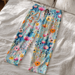 Pantalon de pyjama à cordon avec nom coloré Cadeau d'anniversaire pour les femmes et les amis