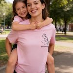 Camiseta sudadera o sudadera con capucha personalizada de algodón con foto bordada multicolor y texto regalo de cumpleaños aniversario para padres
