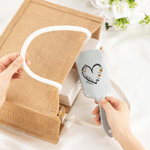 Personalized 1-6 Birth Flowers Long Handle Paddle Brush with Name and Ribbon Mother's Day Birthday Gift for Mother Grandma