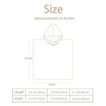 Personalized Cartoon Diving Character Initial Soft Hooded Beach Towel with Name Summer Vacation Beach Pool Party Birthday Gift for Boys Girls