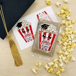 Personalisierte Dank für Poppin durch zu feiern Popcorn Aufkleber Etiketten mit Namen Graduierung Party Gunst für Absolventen Freunde