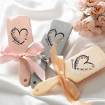 Personalized 1-6 Birth Flowers Long Handle Paddle Brush with Name and Ribbon Mother's Day Birthday Gift for Mother Grandma