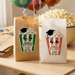 Personalisierte Dank für Poppin durch zu feiern Popcorn Aufkleber Etiketten mit Namen Graduierung Party Gunst für Absolventen Freunde