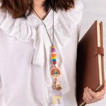 Personalisierte niedlichen Apfel Lanyard für Id Abzeichen für Lehrer Krankenschwester