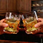 Personalized Fishing Theme Old-Fashioned 10 oz Whiskey Glass with Name Daily Use Father's Day Birthday Gift for Men Fishing Enthusiasts