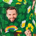 Personalized Funny Face Photo Unisex Fishing Bucket Hat Beach Party Essential Birthday Saint Patrick's Day Gift for Friend Family