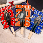 Gepersonaliseerde Graduation Photo Hand Fan Afstudeerceremonie Party Gebruik Afstuderen Herdenking Gift voor Class of 2026 Afgestudeerde