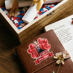 Personalized Balloons Ribbon Graduation Photo Sticker with Name Graduation Ceremony Party Gift for Graduates