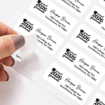 Personalized Class of 2026 Design Waterproof Stickers with Name Return Address Label Celebration Graduation Party DIY Decor for Graduates