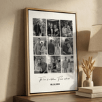 Personalized Watercolor Photo Giclee Canvas Printing Ship from USA Home Decor Anniversary Gift for Friends Family