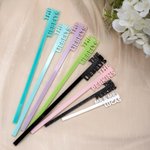 Personalized Multicolor Glitter Drink Signature Cocktail Stirrer Stick Bar Decor Party Wedding Gift