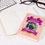 Personalised Star Balloon Graduation Photo PU Leather Notebook with School Name and Name Graduation Ceremony Gift for Class of 2026 Graduates