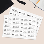 Personalized Class of 2026 Design Waterproof Stickers with Name Return Address Label Celebration Graduation Party DIY Decor for Graduates