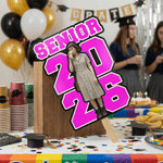 Gepersonaliseerde Graduation Photo Hand Fan Afstudeerceremonie Party Gebruik Afstuderen Herdenking Gift voor Class of 2026 Afgestudeerde