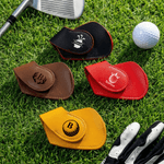 Gepersonaliseerde Multicolor PU lederen monogram Golf Magnetische Golf Club Head Cover met nummer Golf Tools Verjaardagscadeau voor Golfspeler Lover