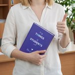 Personalized Funny Things My Students  Said Journal Notebook with Text Back to School Birthday Gift for Teachers