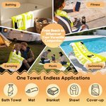 Personalised Graduation Photo Quick Dry Oversized Microfiber Beach Towel with Name Travel Essential Beach Party Gift for Class of 2026 Graduate