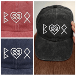 Personalised Multicolor Viking Runes 100% Cotton Baseball Cap with Name Daily Wear Best Man Gift for Man Boyfriend Father