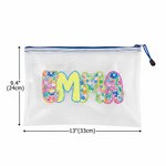 Personalisierte künstlerischen Namen wasserdicht Strand Tasche Geburtstag Pool Urlaub Sommer Party Geschenk für Frau