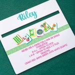 Lecteur de ligne de Mahjong en acrylique coloré personnalisé avec nom Club de Mahjong Cadeau de soirée de jeu de Mahjong pour les amateurs de Mahjong