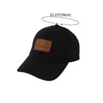 Personalised PU Leather Name Patch Camo Baseball Cap Daily Use Birthday Father's Day Gift for Dad Man