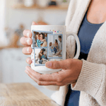 Personalised Best Mummy Ever 11/15 oz Ceramic Mug with Photo and Title Daily Use Mother's Day Birthday Gift for Mom Grandma