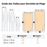 Serviette de plage à rayures personnalisée avec adhésion exclusive au club de piscine et nom - Cadeau vacances d'été pour la famille