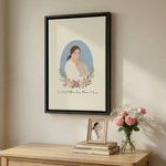 Personalized Warm Minimalist Family Portrait Canvas Prints Home Decor  Ship from USA Birthday Anniversary Gift for Friends Family