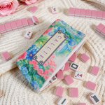 Personalised Chinoiserie Monogrammed Mahjong Tiles Makeup Bag with Name Daily Use Mahjong Night Birthday Gift for Mahjong Players