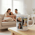 Personalised Best Mummy Ever 11/15 oz Ceramic Mug with Photo and Title Daily Use Mother's Day Birthday Gift for Mom Grandma