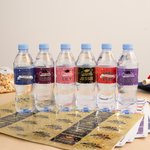 Grad Class of 2026 Juego de 20 etiquetas impermeables para botellas de agua de graduación con nombre y año Regalo de fiesta de graduación para graduados